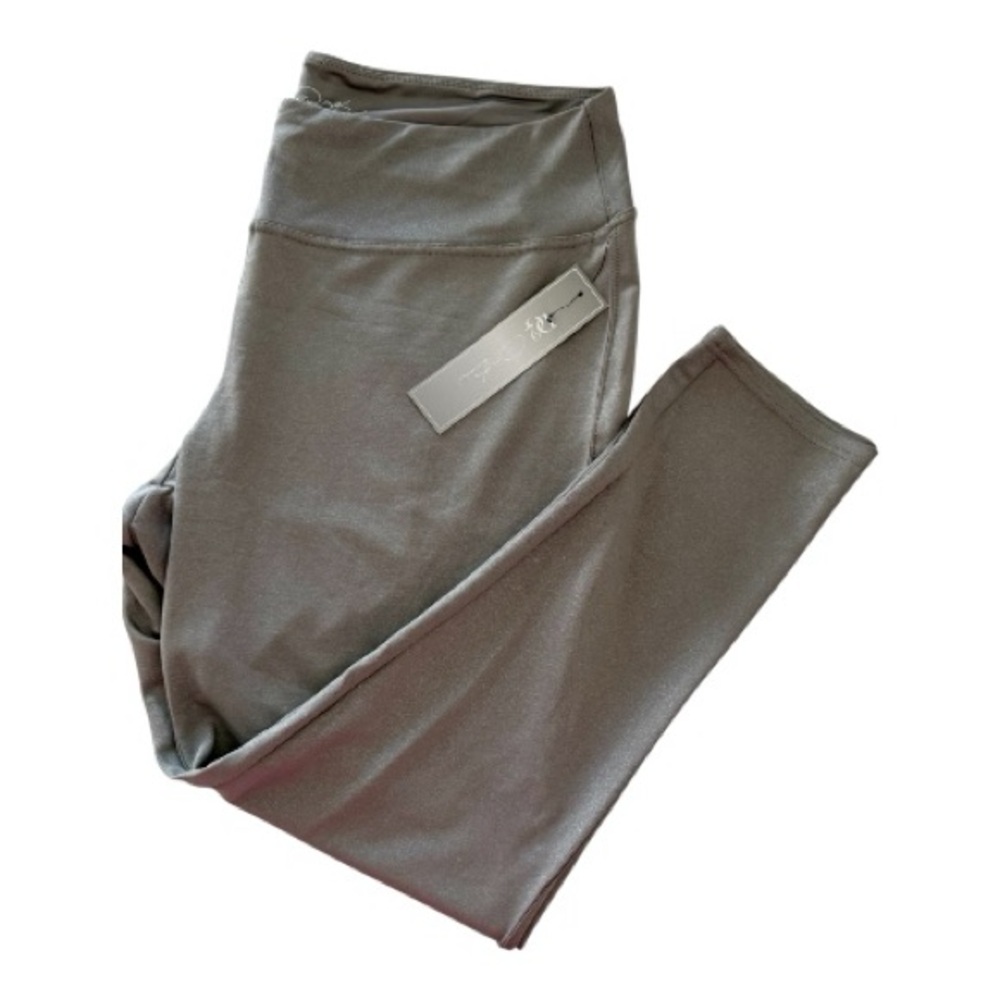 🆕 Diane Gilman DG Downtime sparkle grey Knit Legging *NWT* $46 size: 1X HSN